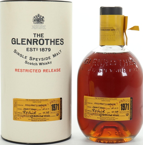 Glenrothes 1971 Restricted Release 43% 700ml