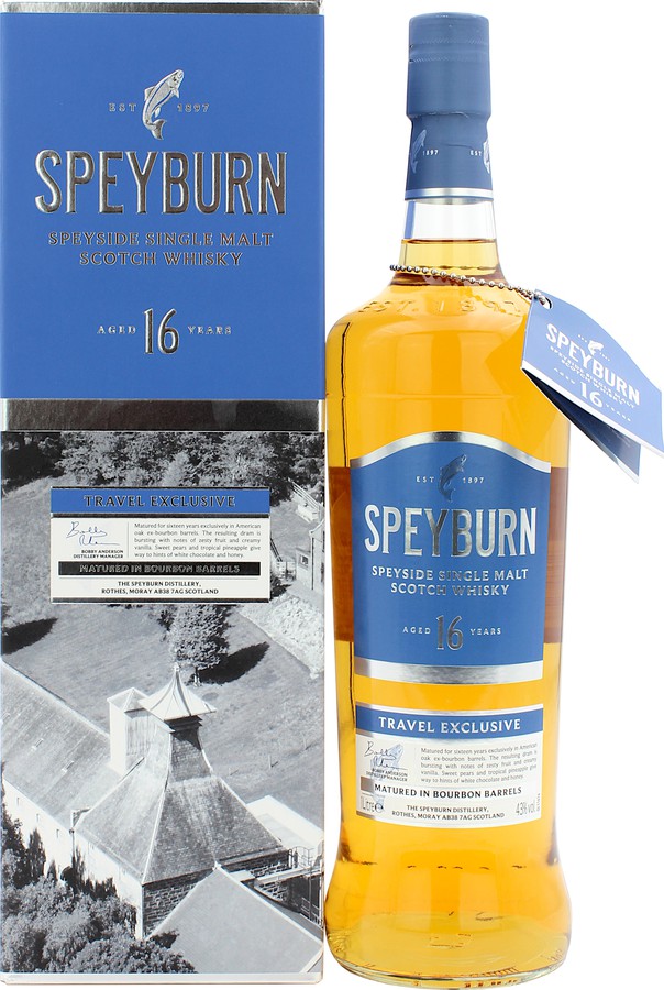 Speyburn 16yo American oak ex-Bourbon casks 43% 1000ml