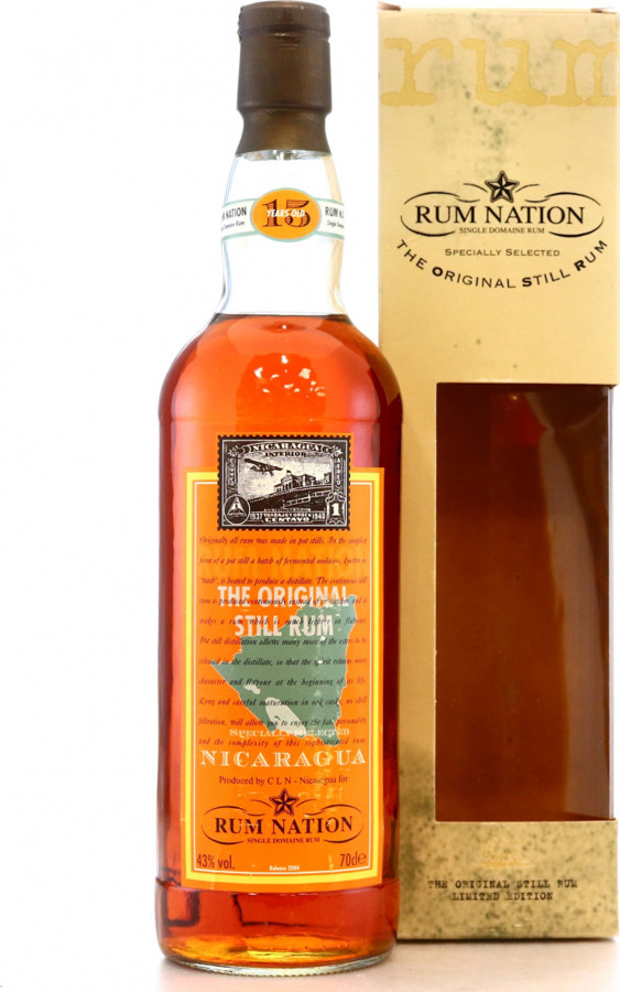 Rum Nation Nicaragua 15yo 43% 700ml