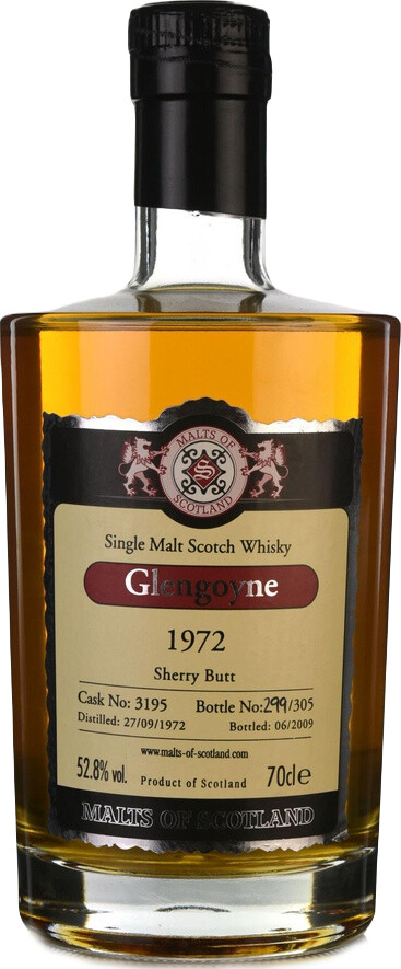 Glengoyne 1972 MoS Sherry Butt #3195 52.8% 700ml