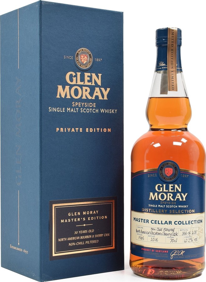 Glen Moray 2005 Private Edition Master Distiller's Selection Red Burgundy Wine Cask #5392 47.2% 700ml