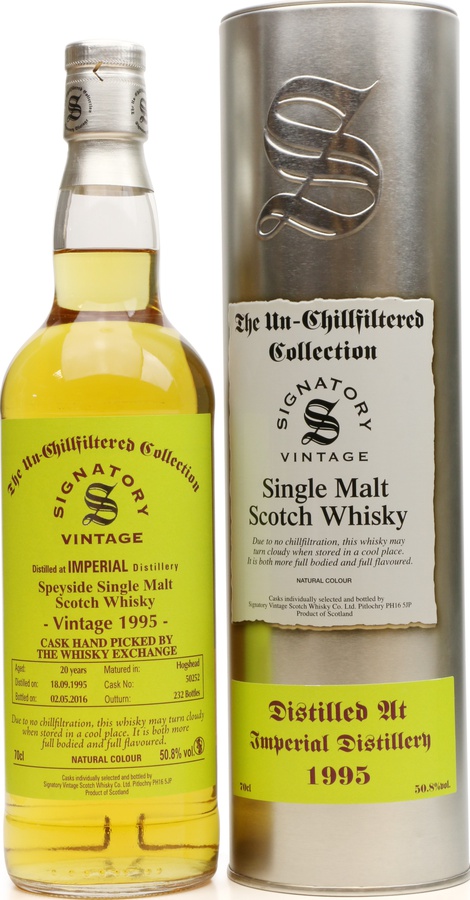 Imperial 1995 SV The Un-Chillfiltered Collection #50252 50.8% 700ml