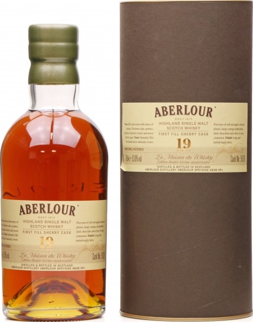 Aberlour 19yo 1st Fill Sherry Cask #5938 60th Anniversary of LMDW 53.6% 700ml