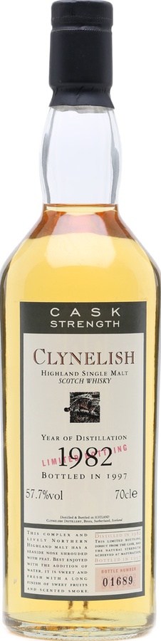 Clynelish 1982 Flora & Fauna Cask Strength 57.7% 700ml