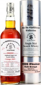 Edradour 2009 SV The Un-Chillfiltered Collection Cask Strength 1st Fill Sherry Butt 52 (part) Whisky Club Luxembourg 57% 700ml