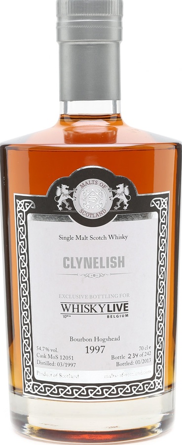 Clynelish 1997 MoS Bourbon Hogshead 10th Whisky-Live Spa 2013 54.7% 700ml