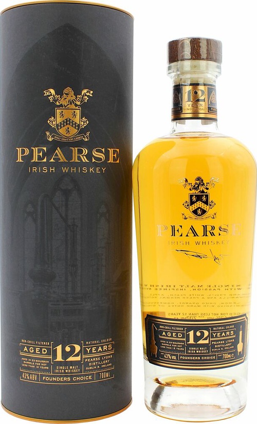 Pearse 12yo Founder's Choice Ex-Bourbon Barrels 43% 700ml
