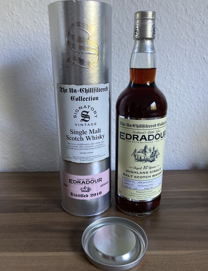 Edradour 2010 SV The Un-Chillfiltered Collection Sherry Cask #159 46% 700ml