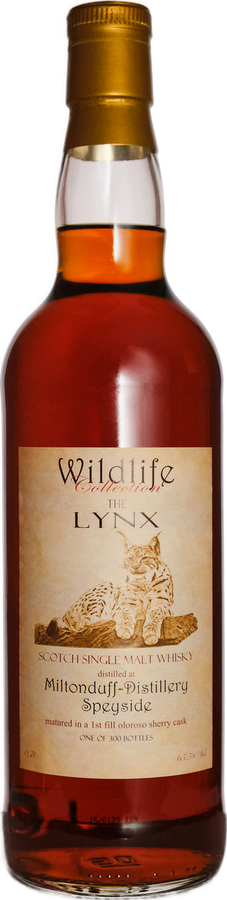 Miltonduff The Lynx Whk Wildlife Collection 1st Fill Oloroso Sherry Whiskykeller & Forellenhof 65.5% 700ml