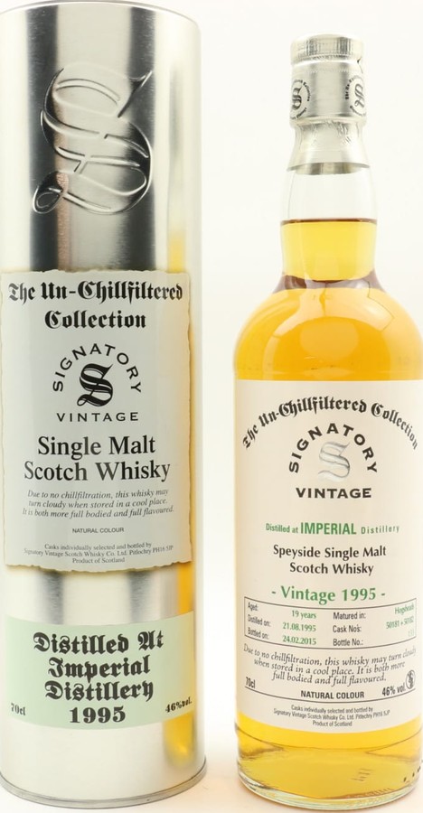 Imperial 1995 SV The Un-Chillfiltered Collection 50181 + 50182 46% 700ml