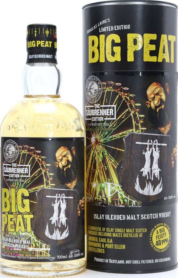 Big Peat The Saubrenner Edition DL Small Batch Whiskyburg Wittlich 53.6% 700ml