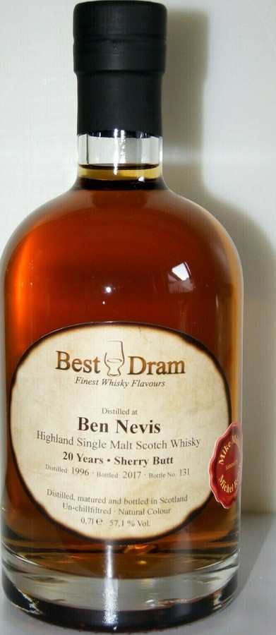 Ben Nevis 1996 BD Sherry Butt 57.1% 700ml