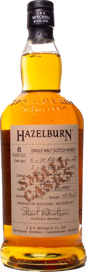 Hazelburn 2000 Small Casks Specialy bottled for Belgium 49.1% 700ml