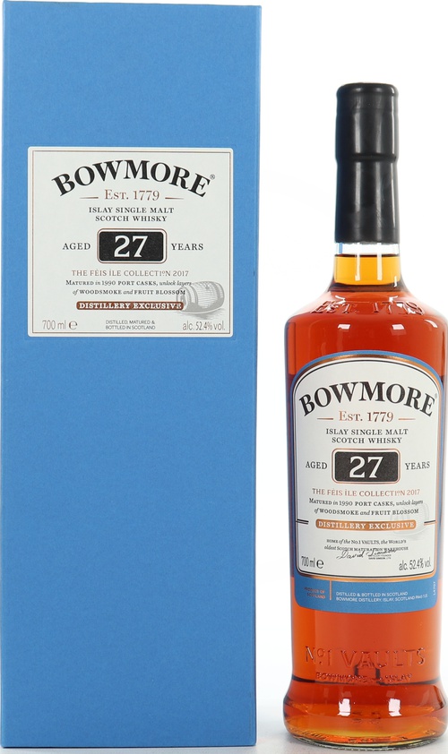 Bowmore 1990 The Feis Ile Collection 2017 Port Casks Distillery Exclusive 52.4% 700ml