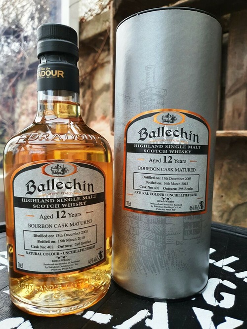 Ballechin 2005 Bourbon Cask Matured #402 Kirsch Whisky 46% 700ml
