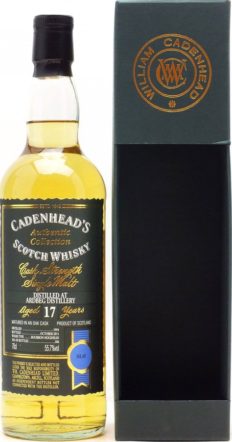 Ardbeg 1994 CA Authentic Collection Bourbon Hogshead 55.7% 700ml