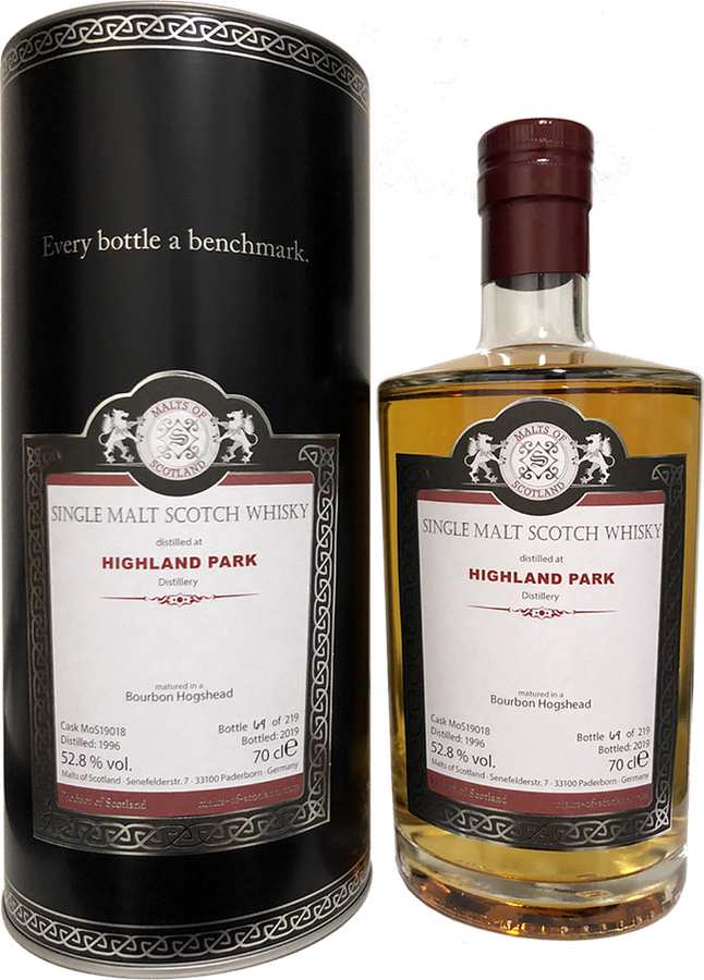 Highland Park 1996 MoS Bourbon Hogshead 52.8% 700ml