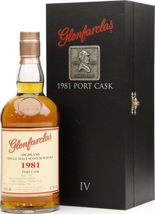Glenfarclas 1981 Port Cask Family Collector Serie IV #151 47.9% 700ml