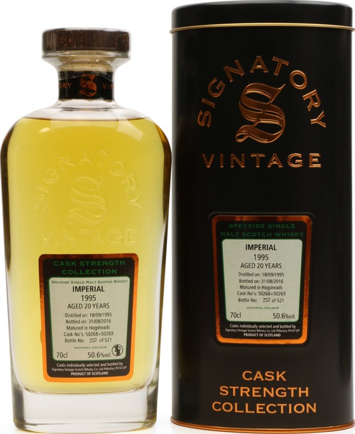 Imperial 1995 SV Cask Strength Collection 50268 & 50269 50.6% 700ml
