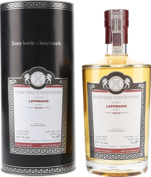 Laphroaig 2006 MoS Bourbon Barrel 54.7% 700ml