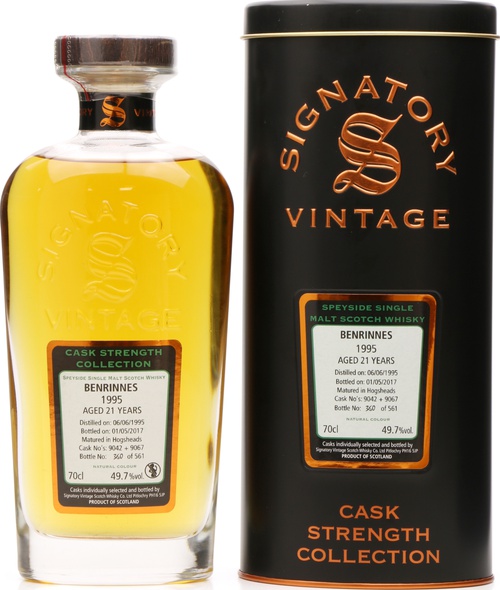 Benrinnes 1995 SV Cask Strength Collection 9042 + 9067 49.7% 700ml