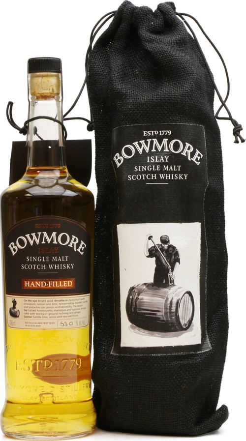 Bowmore 1999 Hand-filled at the distillery 1st Fill Bourbon Hogshead #1459 53% 700ml