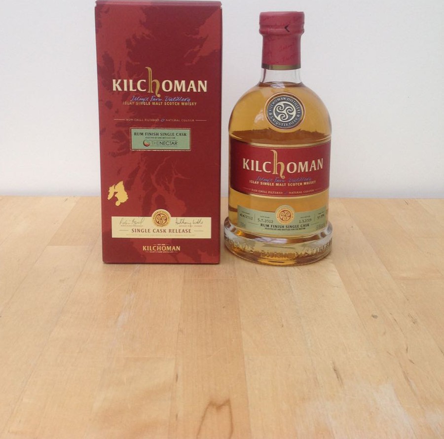 Kilchoman 2012 Rum Finished Single Cask 414/2012 The Nectar 57.6% 700ml