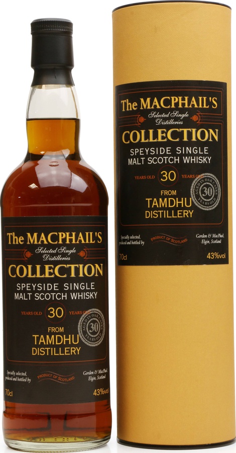 Tamdhu 30yo GM The MacPhail's Collection 1st Fill Sherry Hogsheads 43% 700ml