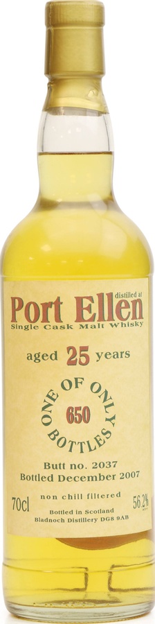 Port Ellen 1982 BF Butt #2037 56.2% 700ml