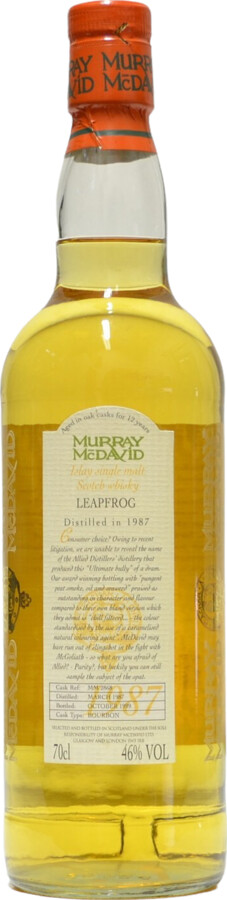Laphroaig 1987 MM Leapfrog 12yo Bourbon 46% 700ml