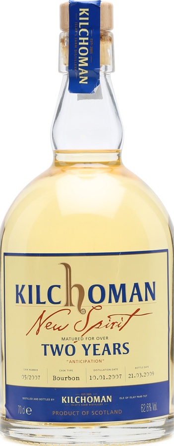Kilchoman 2006 New Spirit Bourbon 304/2006 61.3% 700ml