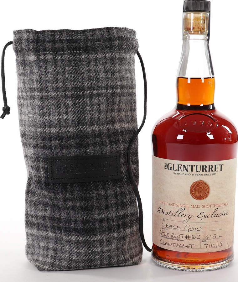 Glenturret 2007 Grace Gow Oloroso Sherry Butt GTUR2007#102 Distillery Only Bottle 61.3% 700ml