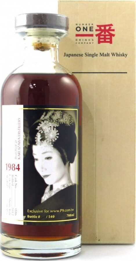 Karuizawa 1984 Geisha Label Sherry Butt #3186 www.P9.com.tw 58% 700ml