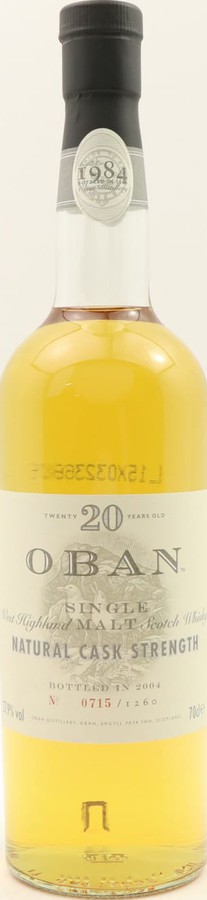 Oban 1984 Diageo Special Releases 2004 57.9% 700ml