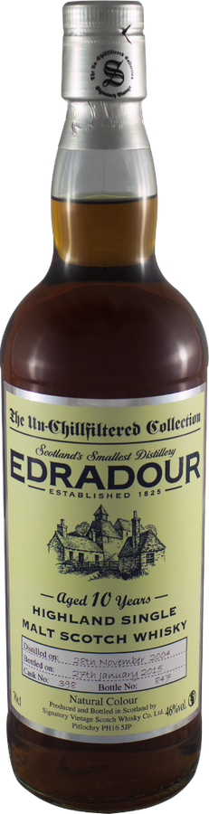 Edradour 2004 SV The Un-Chillfiltered Collection Sherry Cask #402 46% 700ml
