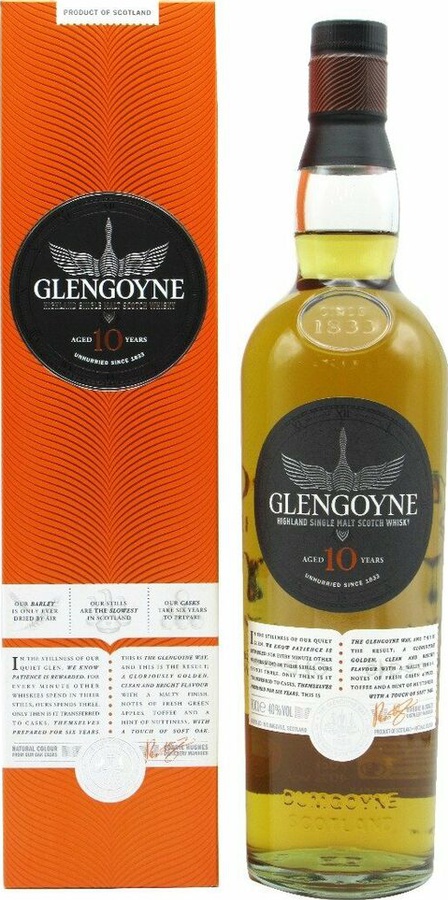 Glengoyne 10yo Unhurried Since 1833 American and European Oak 40% 700ml