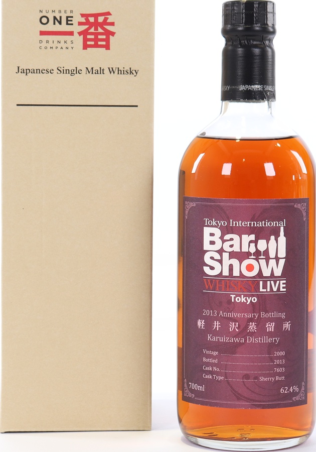 Karuizawa 2000 Whisky Live Tokyo Sherry Butt #7603 62.4% 700ml
