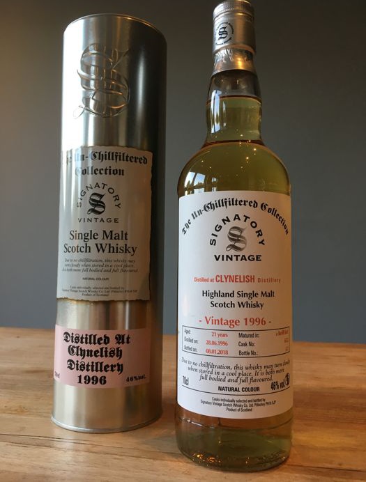 Clynelish 1996 SV The Un-Chillfiltered Collection Refill Butt #6522 46% 700ml