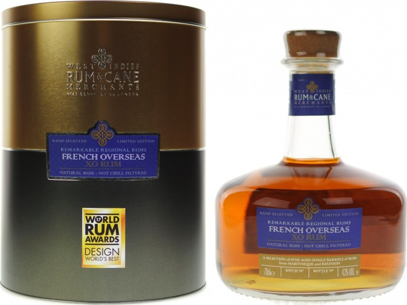 Rum & Cane French Overseas XO 43% 700ml