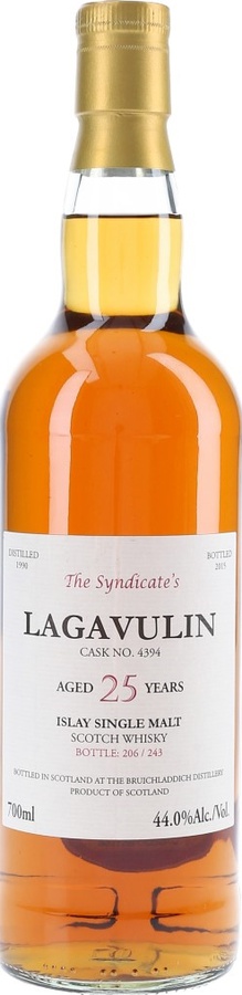 Lagavulin 1990 MM The Syndicate's #4394 44% 700ml