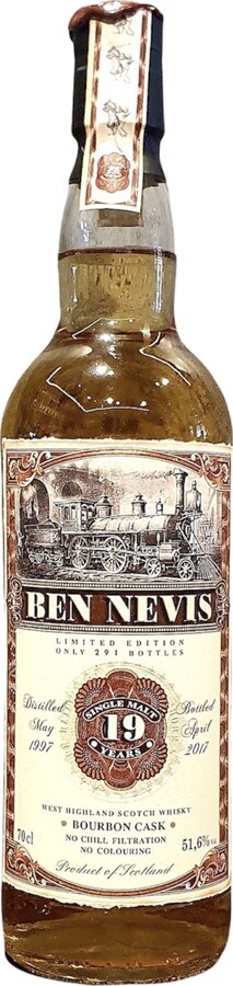 Ben Nevis 1997 MBa #65 Bourbon Barrel 48.8% 700ml