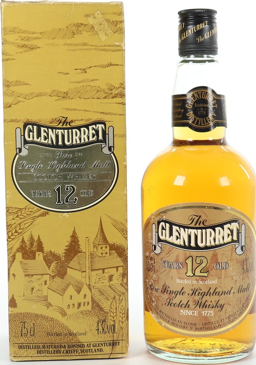 Glenturret 12yo Pure Single Highland Malt Velier Import 43% 750ml