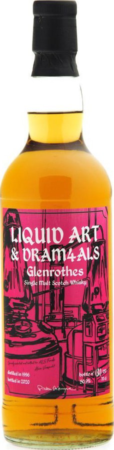 Glenrothes 1996 LA DRAM4ALS Bourbon cask 50.9% 700ml