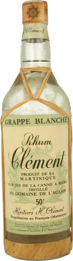 Clement Grappe Blanche 50% 750ml