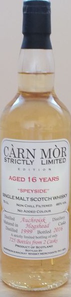 Auchroisk 1997 MMcK Carn Mor Strictly Limited Edition 3 Sherry Casks The Whisky Store Club 46% 700ml