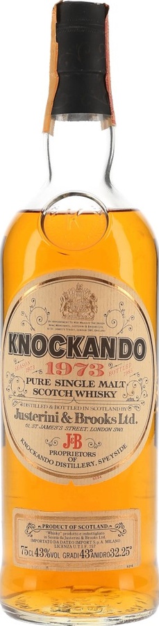 Knockando 1973 by Justerini & Brooks Ltd Da Dateo Import 43% 750ml