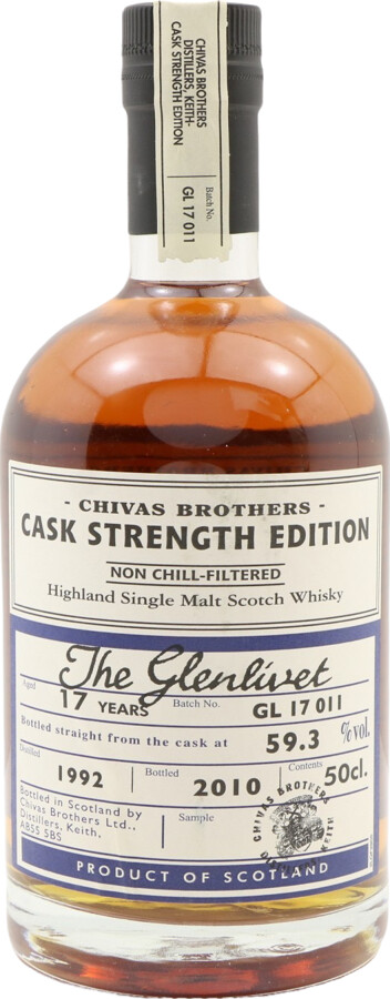 Glenlivet 1992 Chivas Brothers Cask Strength Edition 17yo 59.3% 500ml