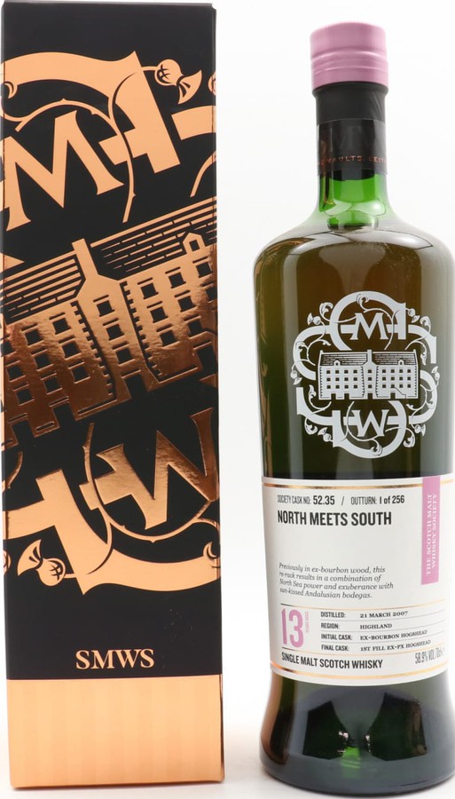 Old Pulteney 2007 SMWS 52.35 North meets south 58.9% 700ml