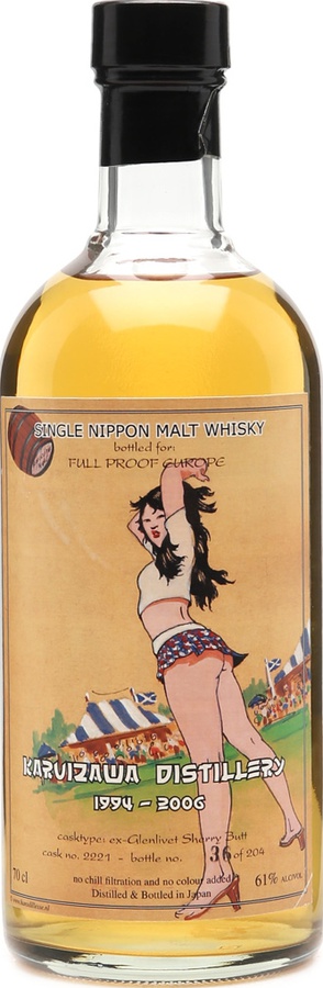 Karuizawa 1994 Single Nippon Malt Whisky ex-Glenlivet Sherry Butt #2221 Full Proof Europe 61% 700ml