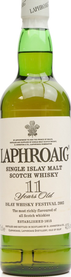 Laphroaig 11yo Islay Whisky Festival 2003 40% 700ml